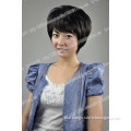 Short black kanekalon costumes hair wig wa325